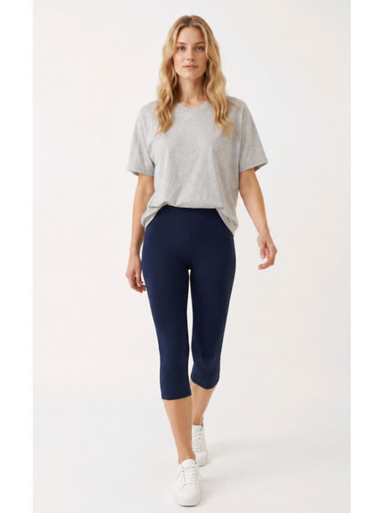 Everyday Women's Capri Leggings High Waist Dark Blue