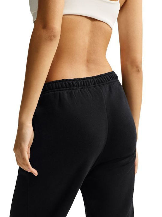 Studio Fleece Flared Sweatpants Fleece Black