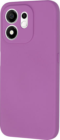 Techsuit Purple Silicone Back Cover (Honor 600)