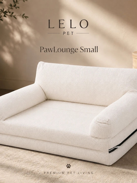 Lelo Pet PawLounge 2 σε 1 Hundebett Sofa Orthopädisch Small 60x100cm