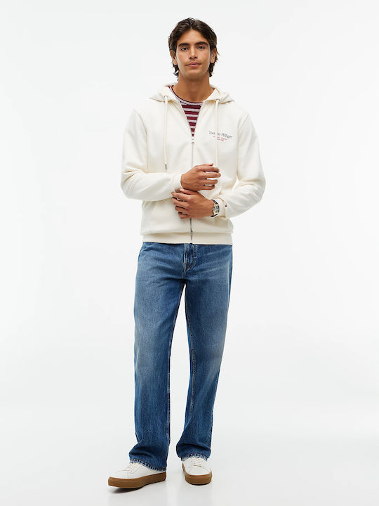 Herren Fleecejacke Cremé
