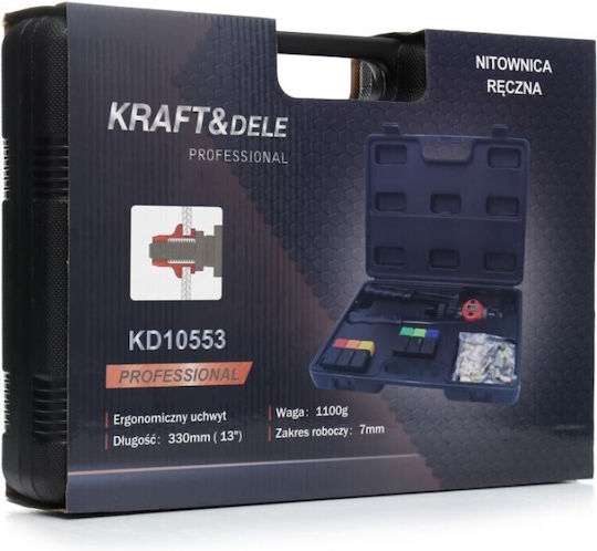 Manuelles Nietmaschinen Set M3-m10 + 150 Nietmuttern Kraft&Dele Top105534094