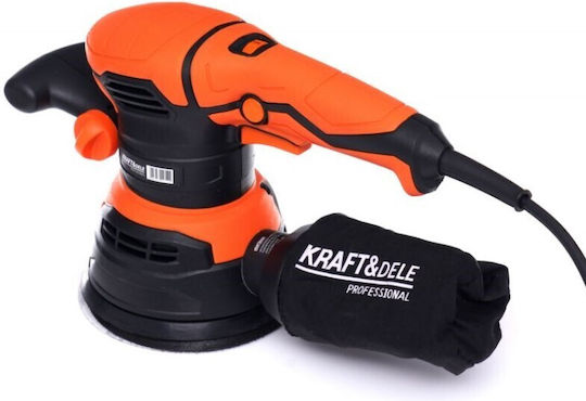 Kraft & Dele Set 150 Bucăți Foi de Șlefuire pentru Șlefuitor Orbital K36 / K80 / K100 125x125mm