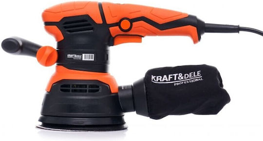 Kraft & Dele Set 150 Bucăți Foi de Șlefuire pentru Șlefuitor Orbital K36 / K80 / K100 125x125mm
