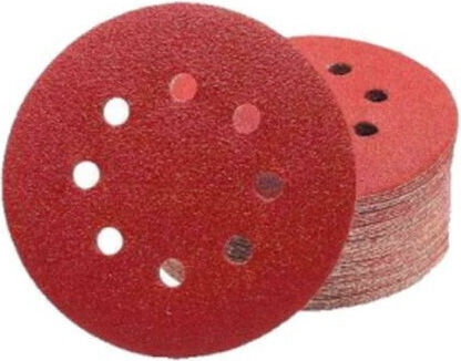Kraft & Dele Set 150 Bucăți Foi de Șlefuire pentru Șlefuitor Orbital K36 / K80 / K100 125x125mm