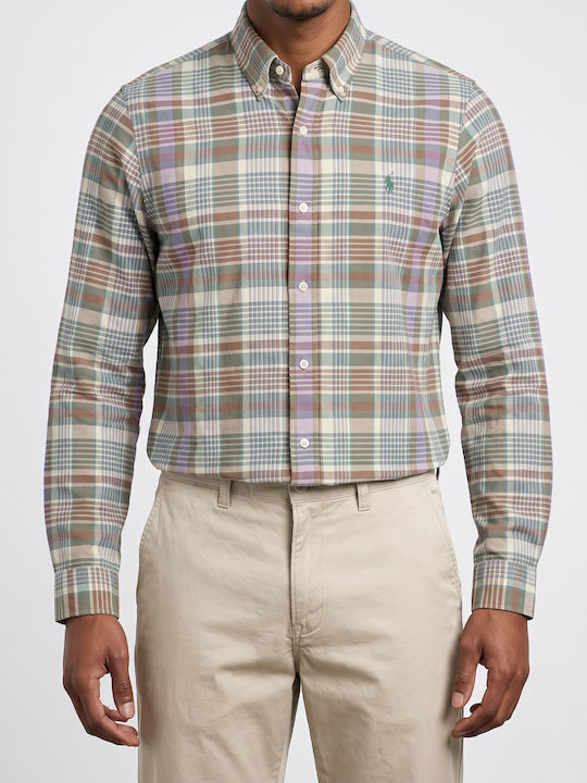 Ανδρικό Παντελόνι Chino Regular Fit Μπεζ
