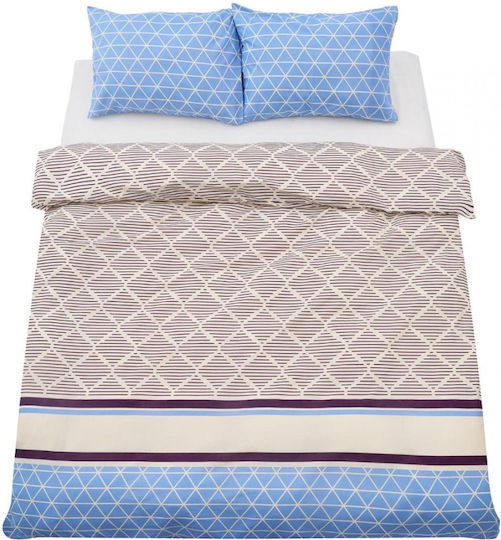 Heinner Set Husă pentru pilotă 100% bumbac 180x200cm Semidublă cu față de pernă și 1 cearșaf Roly