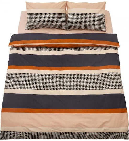 Heinner Set Husă pentru pilotă 100% bumbac 180x200cm Semidublă cu față de pernă și 1 cearșaf Arin