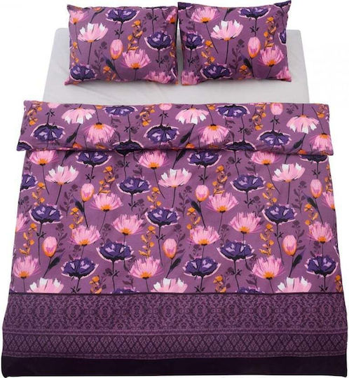 Heinner Set Husă pentru pilotă 100% bumbac 180x200cm Semidublă cu față de pernă și 1 cearșaf Nuvia