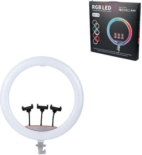 RGB Ring Light 56cm and Mobile Phone Holder