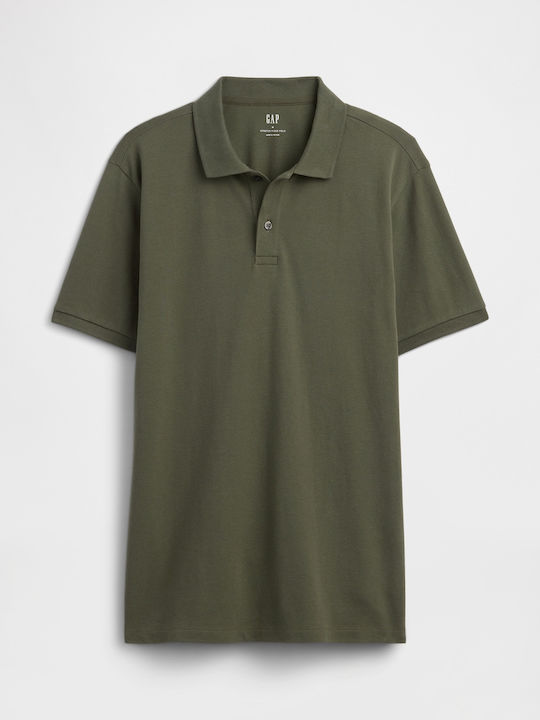 Polo Bluză Tweed Verde