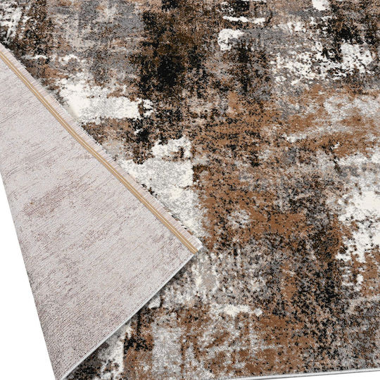 Polcarpet Covor Rectangular Maro/Gri 200x290cm