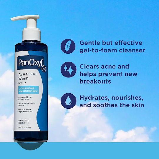 PanOxyl Gel pentru Acnee și Iritații 89ml