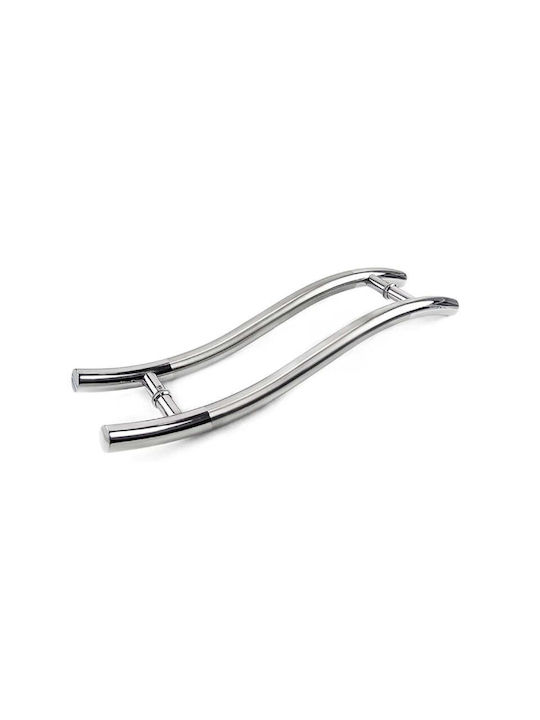 Front Door Handle Pair Stainless Steel
