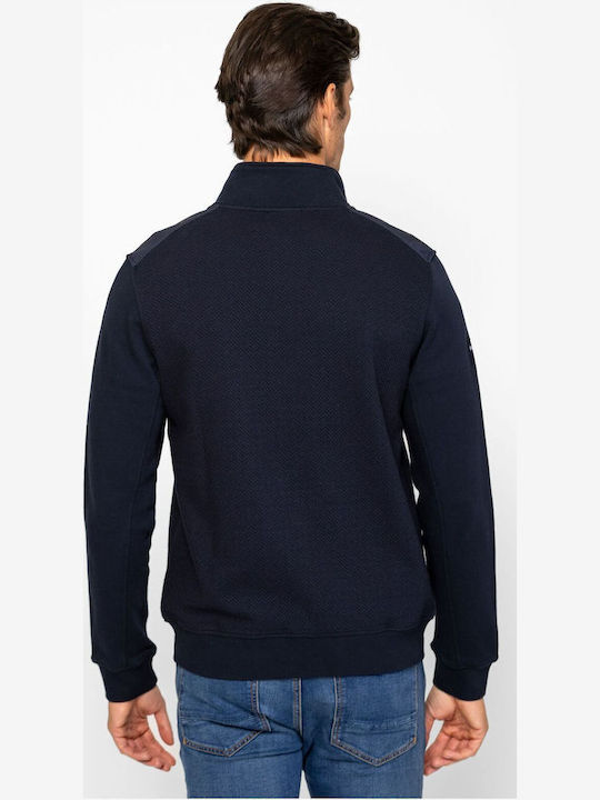 Herren Sweatshirt mit Kapuze Dunkelblau