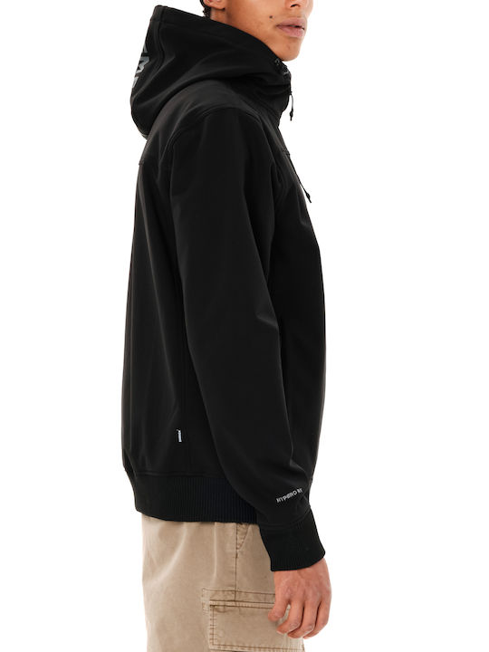 Bonded Herren Bomber Wasserdicht Schwarze