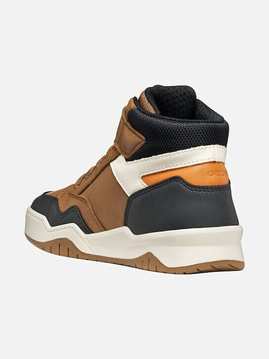 J Perth Kids Sneakers High Brown