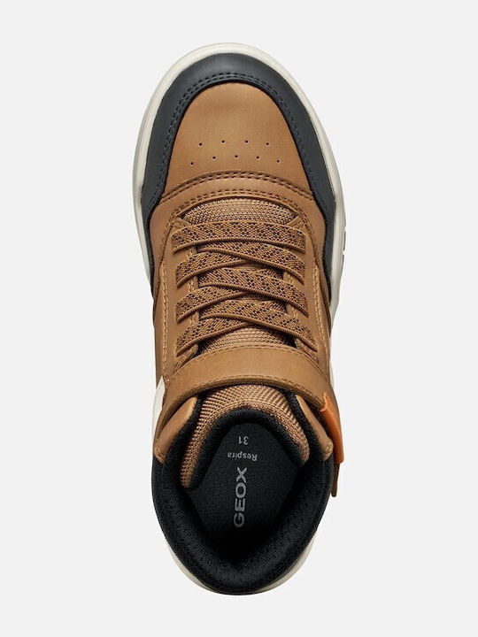 J Perth Kids Sneakers High Brown