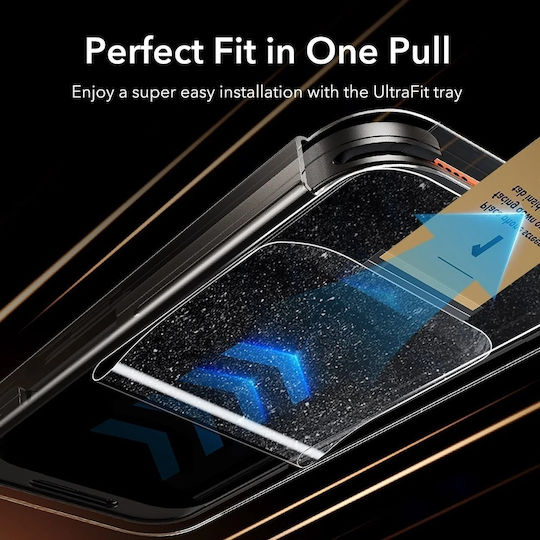 ESR Datenschutz Armorite Pro Displayschutzfolie Ultrafit 3 Stücke für iPhone 18 Pro Schwarz
