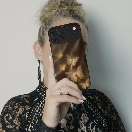 Θήκη Sonique Diva Series Motorola Edge 50 Ultra Χρυσές Πεταλούδες