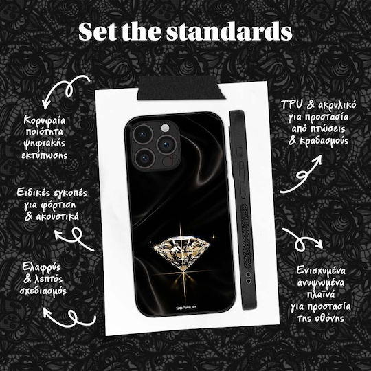 Калъф Sonique Diva Series Motorola Edge 50 Neo 5g Edge 60 Neo 5g Диамант