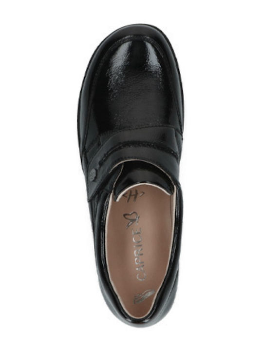 Leather Women's Moccasins in Black Colour