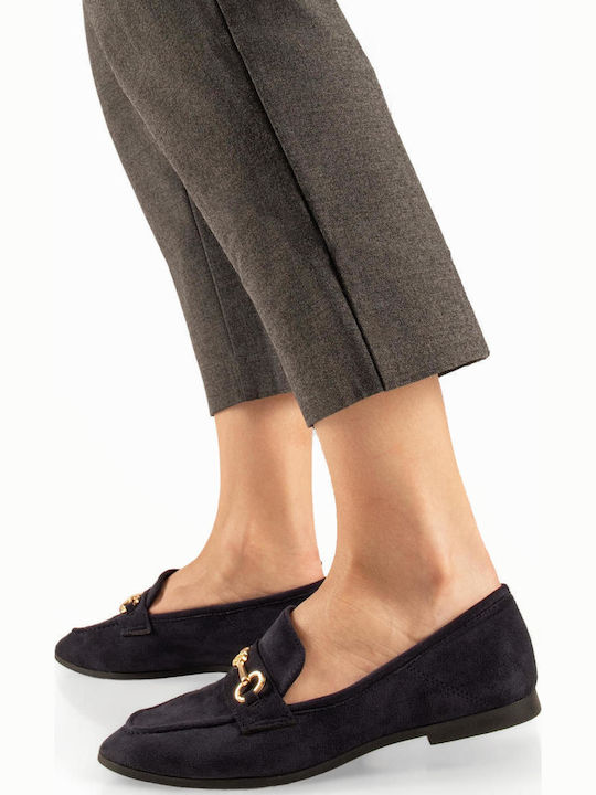 Mocasini Dama Loafers În Culoare Albastră