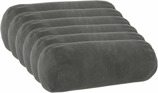 vidaXL Sofa-Kissen Heerlen aus Samt Dunkelgrau 15x40cm