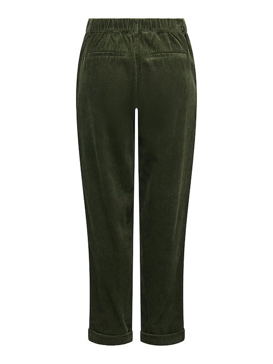 Women's Chino Trousers in Regular Fit Green
