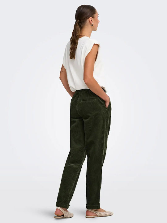 Women's Chino Trousers in Regular Fit Green