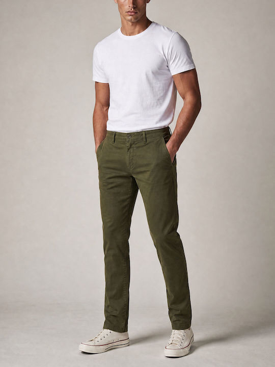 Men's Slim Fit Khaki Trousers