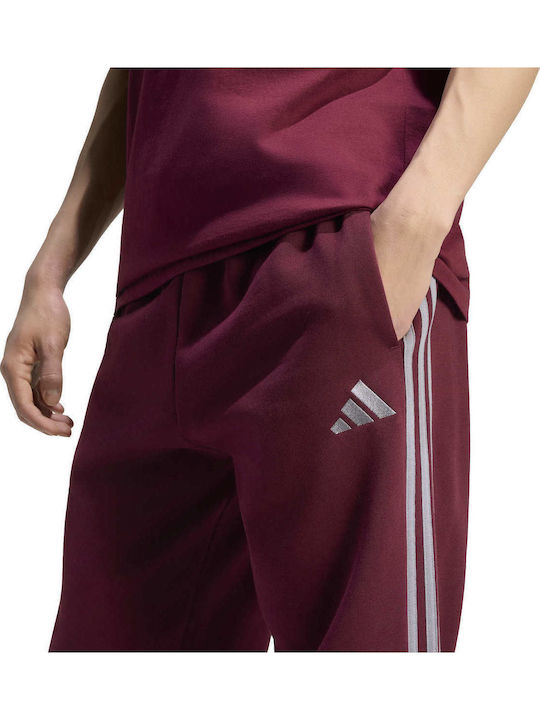 Herren-Sweatpants Jogginghose Burgundisch