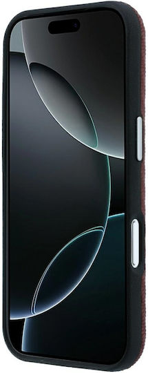 Mercedes Leder Semi Wrap Holzoptik Magsafe Iphone 18 Pro 17 Pro Burgundisch