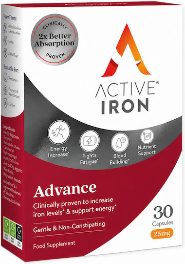 Bionat Active Iron Advance 25mg 30 Capsule