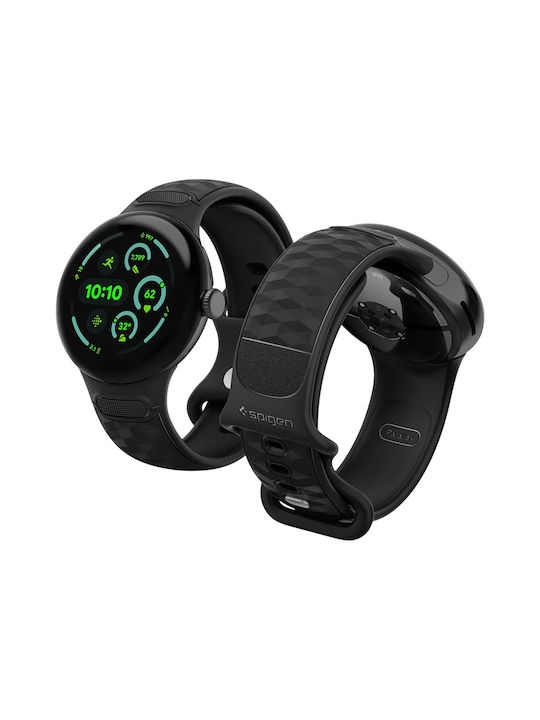 Spigen Parallax Amp10192 Google Pixel Watch 5 Watch 4 Watch 3 45mm Matt Schwarz