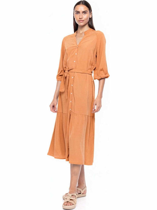 Pink Label Women's Maxi Caftan Beachwear Pink