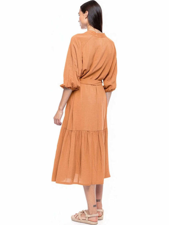 Pink Label Women's Maxi Caftan Beachwear Pink