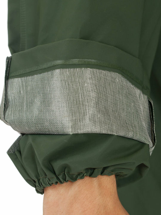 B-wolf Wasserdichte Grüne Kapuzenjacke Aion Bwolf 001101
