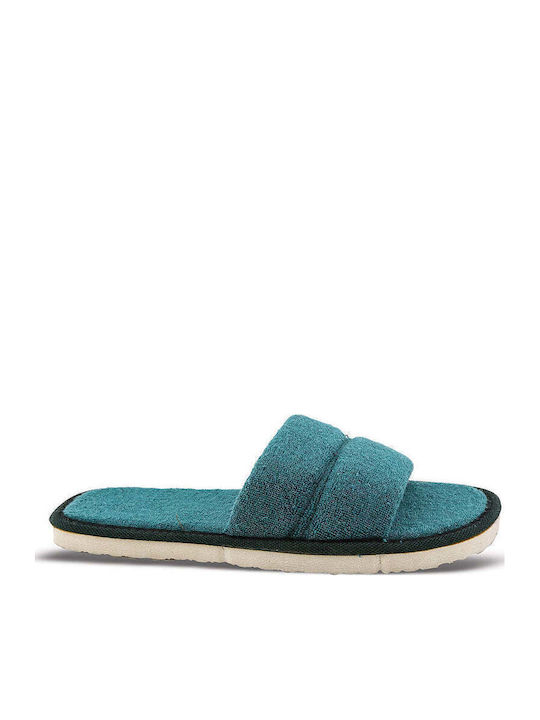 Terry Women's Winter Slippers Sliders Black