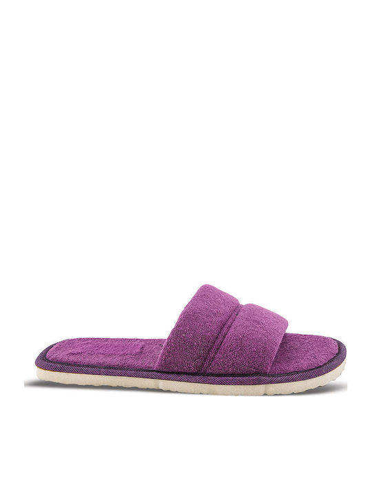 Terry Women's Winter Slippers Sliders Black