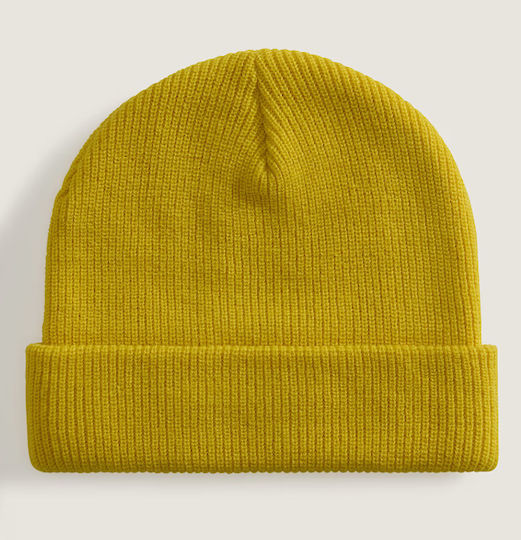 Căciulă Beanie Unisex Tricotată în Culoare Auriu