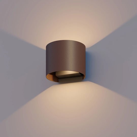 Calex Iluminat Exterior Montat Pe Perete Led Ip54 Dublu Fascicul