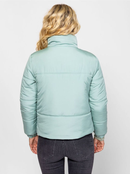 Jachetă Dama pentru Primăvară/Toamnă Mint Green