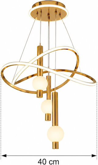 Adjustable Gold LED Ceiling Light With Warm White Light PA-137-GOLD