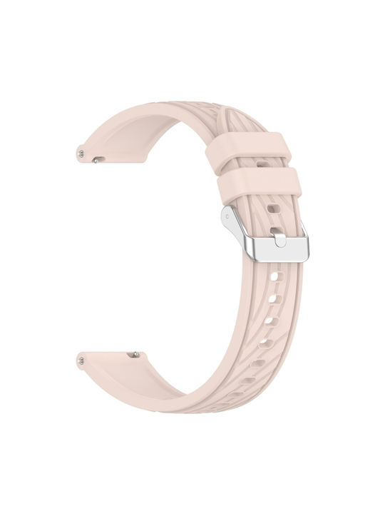 Amazfit Bip 1s Stripe Texture 20mm Silicone Watch Band Pink Amazfit Bip 1s Stripe Texture 20mm Silicone Watch Band Pink