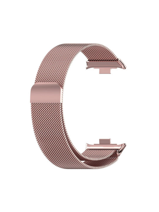 Xiaomi Band 10 Pro 9 Pro 8 Pro Xdfind Milan Magnetic Stainless Steel Watch Bracelet Pink