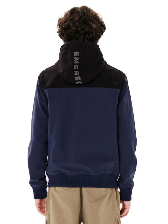 Bonded Herren Jacken Bomber Wasserdichtes Blau