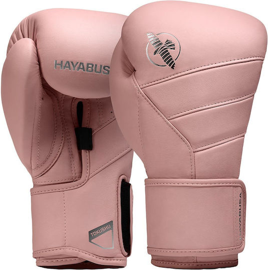 Hayabusa Mănuși de box din piele pentru competiție roz