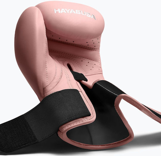 Hayabusa Mănuși de box din piele pentru competiție roz
