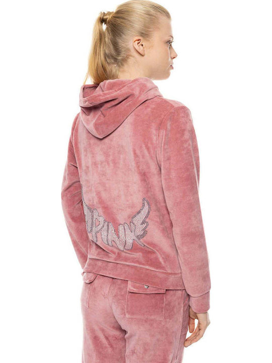 Velvet Tracksuit Set Pink